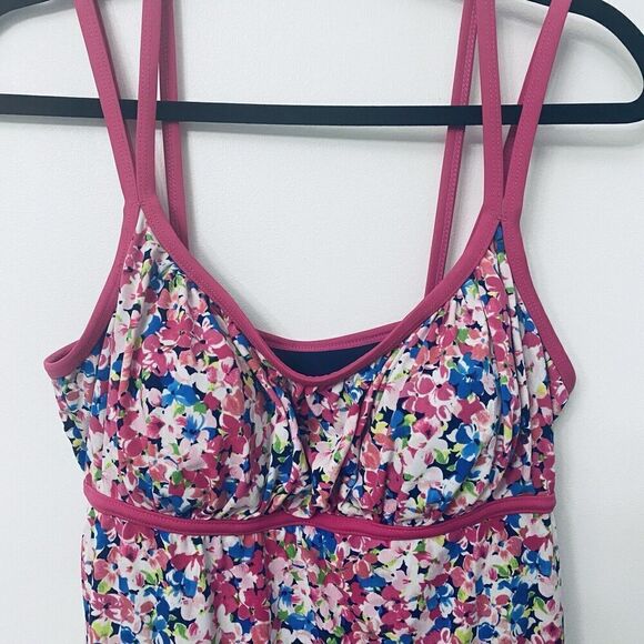 Catalina Women's Floral Swimdress Swimsuit Size 1X (16W) - Picture 3 of 13